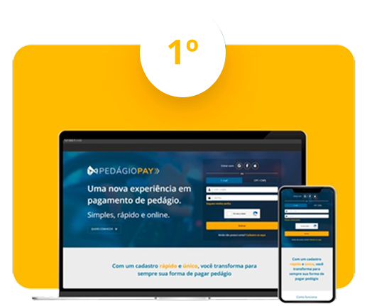 Cadastro no PedágioPay